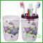 2017 Best 2 pcs beautiful flower morden bathroom accessories set