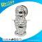 baby gifts die casting zinc alloy cartoon figure shape silver coin bank