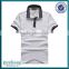 Bead with mesh cotton short sleeves fake polo t shirt can be emborided