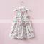 Lastest Designs Baby Cotton Frocks Girl Floral Patterns Printed Dress Girls Party Birthday Dresses Clothes Wear