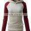 2017 High Quality OEM Designer Autumn Clothes Plain Dyed Blank PulloverJersey Lady Hoody