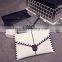 DY0136Z Europea Fashion Ladies pu Leather Knitted Clutch Bag