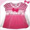 Make to order latest design summer baby pure cotton pink net frock and dresses