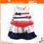 latest baby cotton frocks designs sleevess tiered bow kids dress