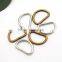 20mm metal round iron Dee Ring adjustable buckles Nickle / Bronzefor bag webbing strap IDR-20mm
