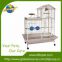 Opening Medium Top Power Steel White Parrot Cages,Factory Supply,OEM Welcomed.