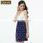 Qianxiu Summer Short Sleeveless Cotton Knit Nightgown