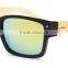 fashion UV400 natural bamboo PC frame sunglasses WPB1034