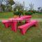 Spandex lycra beer table cover Stretch Biertischusse lycra stretch beer bench cover stretch beer garden sets