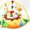Wholesale non-toxic lion style musical gym baby kids play mat with hanging toys M5082203