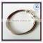 Wholesale fancy Jewelry Rope Chain Silver mesh Plated Stainless Steel Bangle for girls