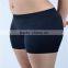 Women plain sports seamless pure color short pants black color