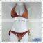 MissAdola halter swim garment illusion bikini brazilian two pieces digital print bathing suit woman swimwear (REF-05)