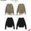 Women European Size School Uniform Parttern Oversized Woolen Sweater