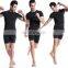Gym men's tight running fitness elastic sweat wear quick-drying clothes T-shirt