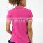 Professional women pink custom golf t shirts clothing