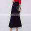 OEM Maxi Winter Fashion Designer Ladies Black Long Skirts For Women