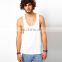 T-MV502 Mans Light Grey Gym Wear Modal Stringer Tank Top