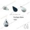 DZ-1003 flat back drop cut glass rhinestones for fancy jewelry making