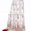 Embroidered Skirts Wrap Tribal Peasant Sequin Gypsy Indian handwork Rayon Skirt Boho Hippie Casual Sequin Work Long women White