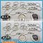 Promotional Acrylic Plastic Key Chain Blank Metal Leather Carabiner Keyring Round Carabiner