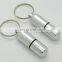 Useful Mini Pill Box Bottle Holder Container Keychain Keyring Medicine Case