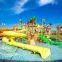 Fiberglass Water Slide Hotel Aqua Park Design Water House for Kids