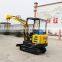 China Mini Crawler Hydraulic Excavator 1.8T Small Ground Digger Machine With Rubber Track