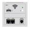 300M in Wall AP for smart Hotel Embedded Access Point Wi-Fi Wireless POE Supported Wireless Router Repeater with two lan RJ45 RJ11