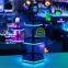 Three Layers Hexagon Shape LED Fruit Serving Tray  LED fruit serving tray