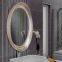 european-style wall mirror  bathroom mirror oval  bathroom wash mirror decorative mirror