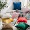 Decorative Throw Pillow Covers Soft Particles Velvet Solid Cushion Covers