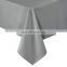 Grey color polyester waterproof table cloth