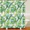i@home mildew resistant leaves custom wholesale shower curtain waterproof polyester