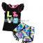 Trendy wholesale clothes children kids baby girl clothing sets