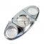HQJ013S  Hot small vintage zinc alloy double blade cutting cigar cutter parts