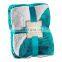 High quality luxury lightweight cozy super soft plush microfiber solid flannel throw blankets fleece blanket for home