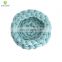 12 colors stock 100% COTTON SEAMLESS D2-3cm machine washable roving yarn filled tube braid hand knit pet plaid house bed