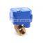 CWX-25S 2 way motorized valve  brass ss304 mini electric actuator water control valve 3v 5v 6v 12v 24v 110v 220v DN15 DN20 DN25