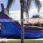 Twin Falls Tall Inflable Water Slide Purple Blue Marble Inflatable Water Slides