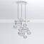 Modern Cear Bubbles Decorative Glass LED Hanging Pendant Light Chandelier