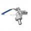 BSPT DN15 SS316 Hose Tap Ball Valve/ Drain Tap