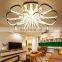 Home Decorative Modern Design Flower Shape Plastic Led Light Cover Indoor Led Ceiling Light