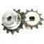24A10T Blacken Treatment Harden Tooth C45 Steel Large Platewheels Roller Chain Sprocket