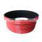 240L truly endless timing belt with red rubber coated