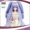 fashion design Newest purple synthetic hair for dolls wigs