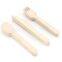 FSC certified disposable wooden knives eco friendly wooden cutlery knife 165mm birch wood
