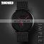 SKMEI 9185 men wristwatch 3atm water resistant stainless steel mesh band quartz watch