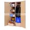 Wooden Storage Shelves With Adjustable Shelving Unit