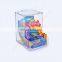lucite biscuit container display clear acrylic stackable candy bar display